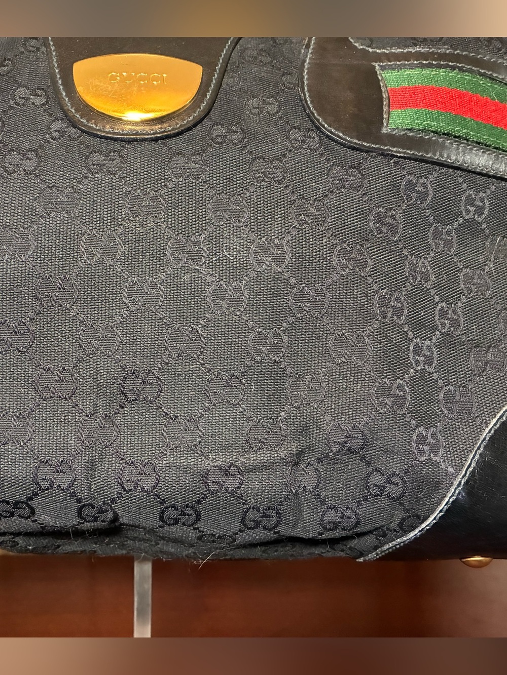 Gucci Vintage Sherry line Tote - Picture 6 of 14